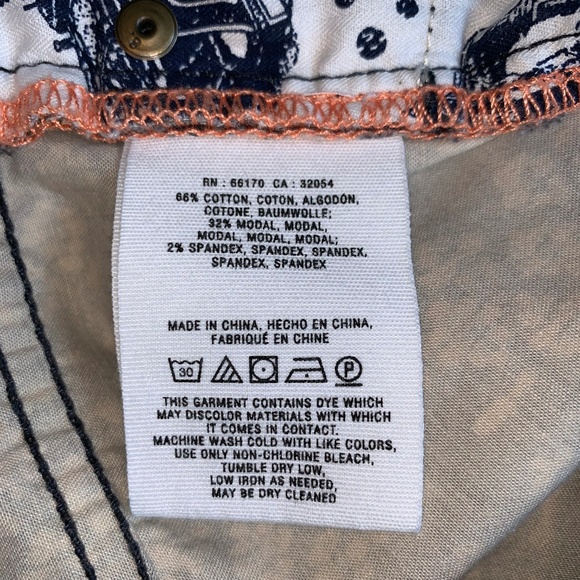 EUC! Anthropologie Pilcro Serif Sateen Zip Ankle Skinny - 25 - Picture 7 of 7